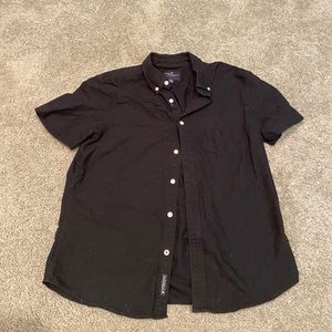 American eagle short sleeve button up shirt